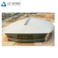 Estadio de fútbol prefabricado de estructura de techo de acero material